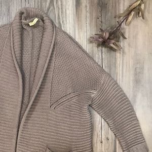 Urban Day | Taupe Oversized Knit Cardigan | Sz S/M